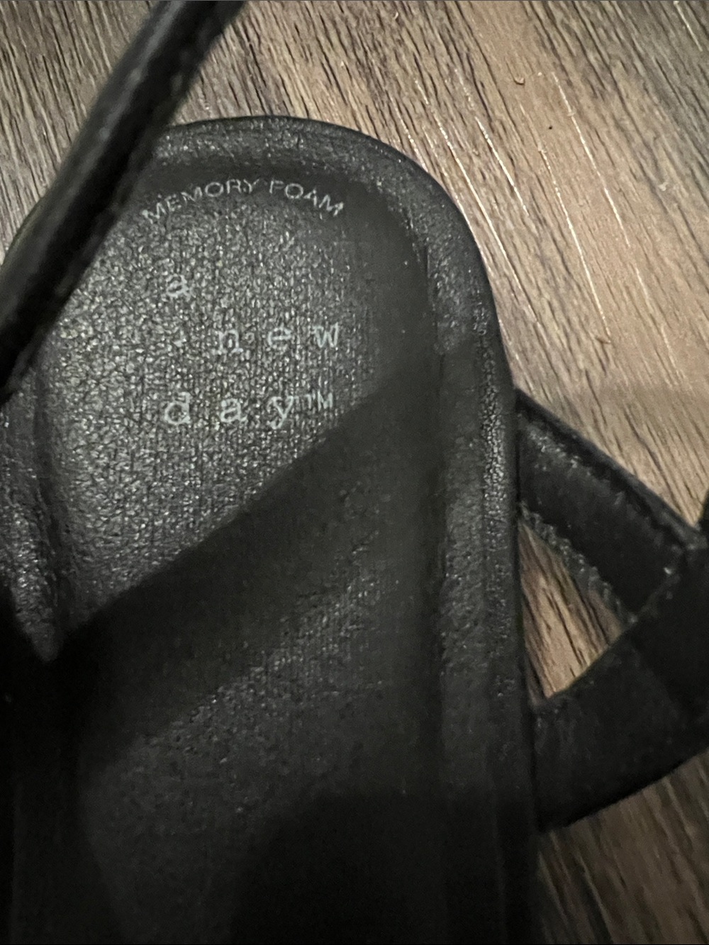 a new day Black Mesh Square-Toe Ankle-Strap Mules - Picture 3 of 10